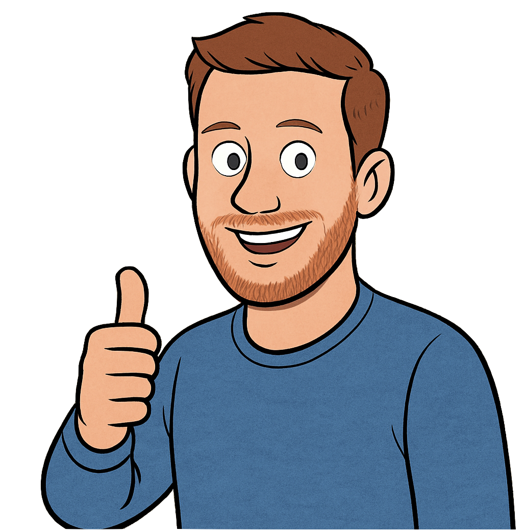 Jordan's cartoon avatar